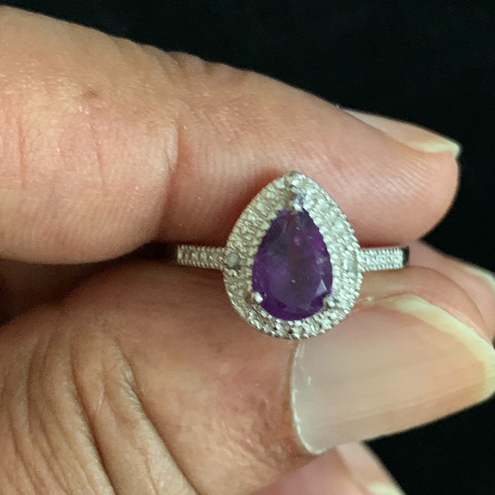 Ring Amethyst SS-925 - Picture 3 of 6